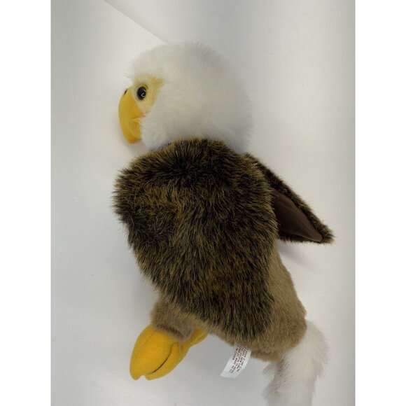 Bald Eagle Plush Logo Bear 12 Inch Point Eagles Removable Blue Shirt Stuffed - Picture 4 of 9